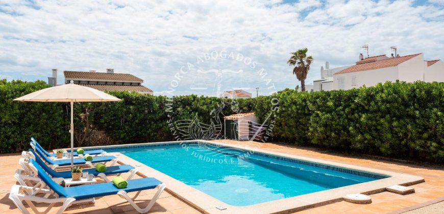 VILLA ONE ROW BACK FROM THE SEA IN CALA BLANCA
