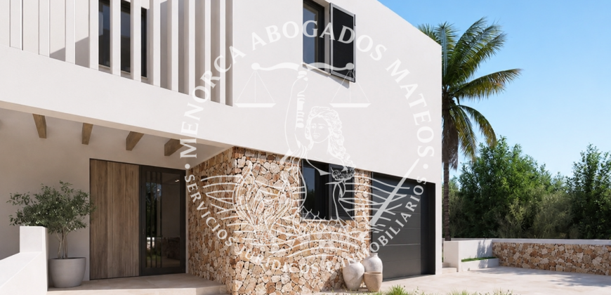 Exclusive New-Build Semi-Detached Villas with Private Pool in Ciutadella