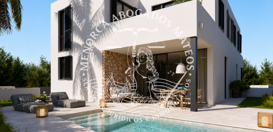 Exclusive New-Build Semi-Detached Villas with Private Pool in Ciutadella