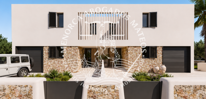 Exclusive New-Build Semi-Detached Villas with Private Pool in Ciutadella